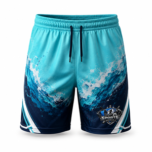 Shorts de football d'élite en polyester, doux, confortables, séchage rapide, respirants, taille élastique, vêtements de sport performants - Product Image 1