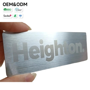 Plaque en acier inoxydable de précision pour la découpe laser de logos de voitures, gravure, plaque miroir brossée pour la fabrication d'emblèmes et de badges automobiles - Product Image 2