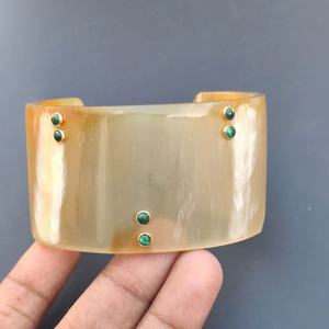 สร้อยข้อมือกำไลและกำไลข้อมือรูปเขาควายดีไซน์ใหม่ล่าสุด - Product Image 1