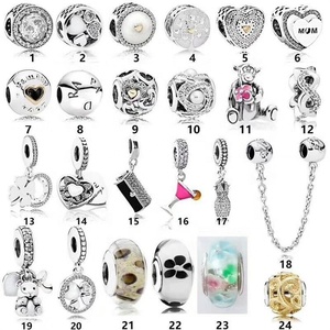 Terlaris 1 Buah Jimat Manik-manik Cocok untuk Kalung Perak Gelang Liontin Rantai - Product Image 6