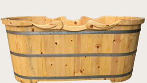 [HOT SELLING] | Japanese Style Round Wooden Bathtub Ofuro Wooden Barrel Bathtub For Home Spa Soaking From Blue Lotus Vietnam - Product Image 6