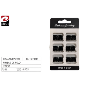 Fermagli per capelli alla moda, 10 pezzi, neri, prodotti in Cina - Product Image 2