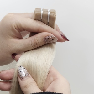Extensions de cheveux humains Remy de qualité supérieure, 100 % vierges, qualité supérieure, fabriquées au Vietnam, avec cuticules intactes, à bandes adhésives - Product Image 6