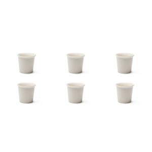 Set di 6 Tazze da Caffè Excelsa in Porcellana Bianca 9 Cl Design Elegante - Product Image 2