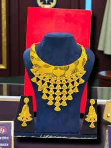 AWAIS HOUSE Collier et Bracelet de Mariage de Luxe Vintage Personnalisé Plaqué Or Sertissage Griffe Infini Hip Hop Diamant pour Mariée - Product Image 5