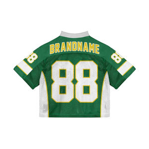 T-shirt de football pour hommes à col en V et épaules tombantes, 280 g/m², surdimensionné, imprimé numérique 3D, maillot de football en mesh pour hommes - Product Image 6