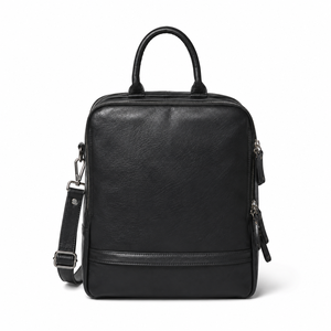 Mochila Cuadrada Mini de Cuero Genuino para Mujer, Impermeable, Capacidad de 14.9L, Correa con Cojín de Aire, Multiusos, para Viajes Diarios y Actividades al Aire Libre - Product Image 3