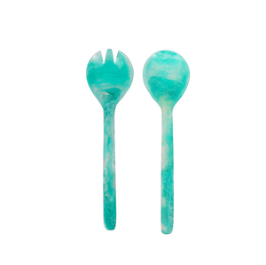 Hot <b>Sale</b> Elegant Color Epoxy Resin Server Spoons 2 Pieces <b>For</b> <b>Table</b> & <b>Kitchen</b> Organizer Server Spoons - Product Image 5