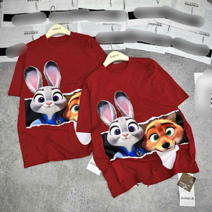 เสื้อยืดลายการ์ตูนน่ารักสำหรับผู้หญิง-ผ้าฝ้ายนุ่มระบายอากาศได้ดี สไตล์ลำลอง เข้ากับกางเกงยีนส์ กระโปรง และกางเกงขาสั้นได้อย่างลงตัว - Product Image 3