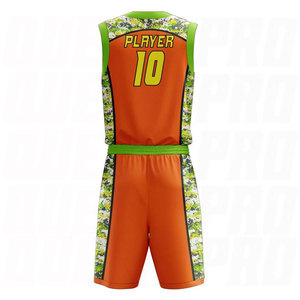 Ensemble de maillot et short de basketball pour hommes, qualité supérieure, séchage rapide, sublimation, sport, athlétique, pour l'entraînement et la compétition - Product Image 5