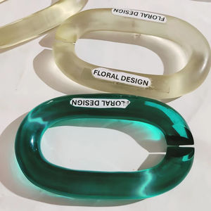 Decoración de pared de eslabones de resina, decoración de pared de cadena de resina, decoración de cadena de resina, cadena colgante de resina para pared - Product Image 3