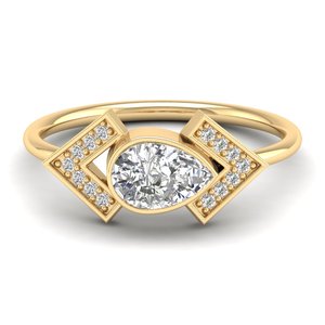 Anillos de Compromiso REYES, Diseño Clásico, Plata de Ley 925, Chapados en Oro, con Moissanita, Joyería de Lujo para Bodas y Fiestas, Regalo - Product Image 6