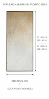 Peinture abstraite minimaliste faite à la main sur toile, beige neutre texturée, style Wabi Sabi, décoration de salon