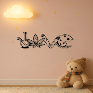 Singolo squisito per la lettera di amore ciondolo decorativo in metallo Versatile affascinante aggiunta per salotti camere da letto vari altri - Product Image 4