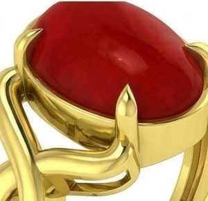 Most Selling Red Agate <b>Stone</b> Diamond <b>Ring</b> with Polished Oval Cabochon Gemstone and Elegant Gold Tone Setting <b>for</b> <b>Men</b> Women - Product Image 2