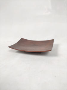 Ensemble de plateaux de service rectangulaires en bois d'acacia personnalisés écologiques, 3 élégantes assiettes à dîner pour la table, service de restauration à domicile - Product Image 2