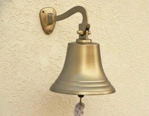Hermosa Campana de Latón con Sonido Puro, Campana de Latón Premium, Perfecta para Decoración Náutica, Jardín, Hogar, Pared y Templo - Product Image 2
