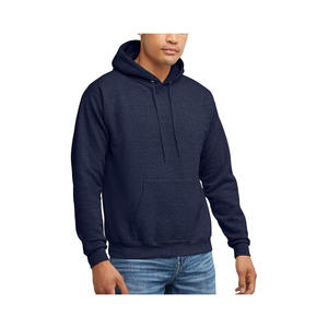 Sudadera con capucha para hombre, mezcla de algodón suave, informal, con bolsillo tipo canguro, estilo urbano - Product Image 1