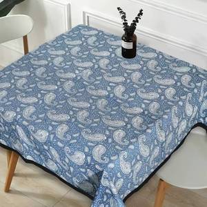 Home Decorative Best Selling Designer Cotton <b>Tablecloths</b> with Custom Embroidery for Hotels and Banquet Halls - Product Image 3