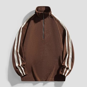 Sweat-shirts à capuche pour hommes de qualité supérieure, sweats à capuche pour hommes avec fermeture éclair 1/4, sweats à capuche et sweats pour hommes grandes tailles, t-shirt à demi-fermeture éclair - Product Image 6