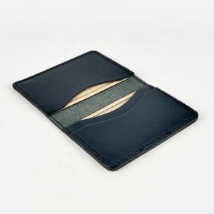 Handmade Navy Leather Card <b>Holder</b> / Slim Credit Travel Card <b>Wallet</b> /Chroma Made by RIMZA INDUSTRIES - Product Image 3