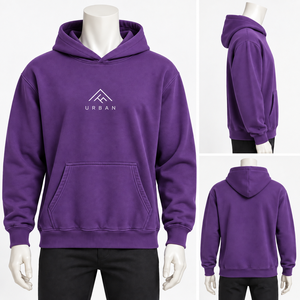 เสื้อสเวตเชิ้ตมีฮู้ดสีเขียวสำหรับผู้ชาย ปักโลโก้ภูเขา ผ้าฟลีซ แขนยาว ใส่ได้ในฤดูใบไม้ร่วง - Product Image 5