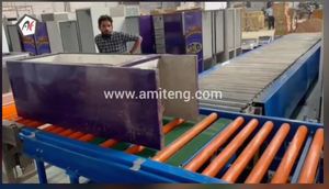 สายพานลำเลียงแบบลูกกลิ้งอุตสาหกรรม สายพานลำเลียงชนิดลูกกลิ้งสำหรับการขนส่งวัสดุในโรงงานผลิต - Product Image 3