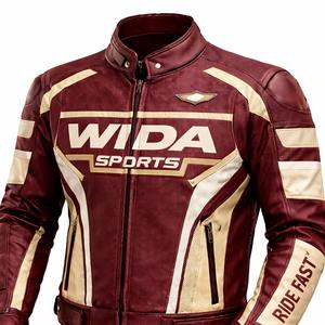 Chaqueta de Motocicleta de Cuero Vacuno Premium de Nueva Llegada con Armadura Extraíble, Transpirable, Equipo de Conducción, Proveedor de Ropa para Motocicleta OEM ODM, Fábrica - Product Image 3