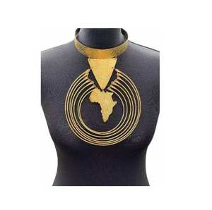 ชุดสร้อยคอแบบคุนดันประดับมรกต ชุบทองเหลือง ดีไซน์มงกุฎ ประดับด้วยพลอยโพลกี เหมาะสำหรับงานปาร์ตี้ - Product Image 6