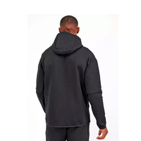 Conjunto Deportivo de Invierno para Hombre, Económico, de Dos Piezas, con Capucha, Informal, 100% Algodón, Felpa, Secado Rápido, Colores Personalizados