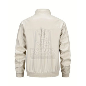 Luxury Finish Leather <b>Jacket</b> With Premium Material Soft Touch Warm Inner <b>Slim</b> <b>Fit</b> Fashion <b>Jacket</b> For Winter Wear - Product Image 2
