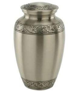 Urnes funéraires en métal de dernière génération, design gravé à la main, pour cendres humaines, urnes commémoratives, fournitures funéraires - Product Image 1