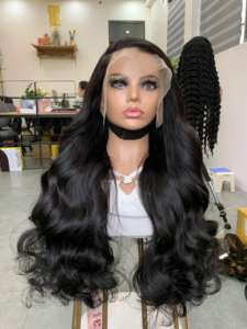 Extensions de cheveux vierges Remy 100% à trame unique, cheveux vietnamiens ondulés, cheveux naturels, marque VNHL, 100g, livraison express mondiale - Product Image 4