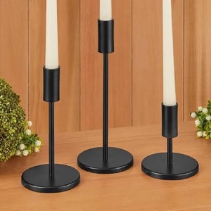 Portavelas Cónicos de Metal de Primera Calidad para Decoración del Hogar, Restaurantes y Eventos con un Diseño Elegante - Product Image 3