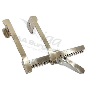 Instrumentos Quirúrgicos IAA IAI-SR-64, Retractor de Costillas Manual de Acero Inoxidable con 2 Cuchillas, Pinza Separadora, Certificado CE, Reutilizable - Product Image 2