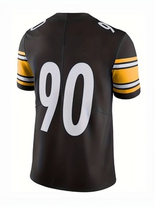 Jersey de Fútbol Americano con Logotipo Personalizado, Uniforme de Equipo Impreso, Malla Transpirable de Secado Rápido, Proveedor de Ropa Deportiva - Product Image 3