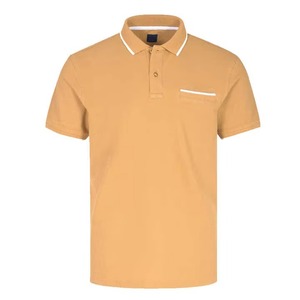Chemises polo respirantes pour hommes, logo personnalisé imprimé, chemises polo élégantes à manches courtes pour hommes - Product Image 1