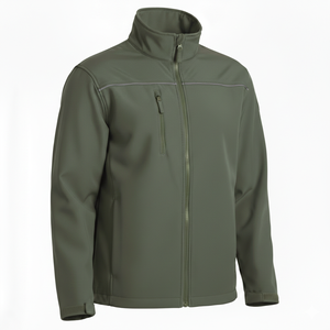 Chaquetas de Invierno para Hombre, Diseño de Moda, Servicio OEM, Cuello Alto, Estilo Hip Hop, Vintage, Cálidas, Duraderas, Impermeables, con Cierre - Product Image 2