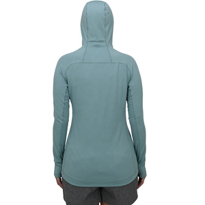 Chemise de pêche personnalisée UPF 50+ pour femme, grande taille, à manches longues, respirante, imperméable, coupe-vent, avec masque, cache-cou anti-UV et capuche - Product Image 3