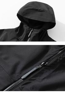 Veste coupe-vent imperméable avec logo personnalisé, unisexe, pour activités de plein air, randonnée, camping, trekking - Product Image 5