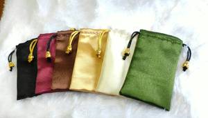 Excellent Quality Elegant Satin 5 Inch <b>Gift</b> <b>Bag</b> with Drawstring Closure for <b>Wedding</b> Favors Birthday <b>Gifts</b> Festival <b>Gifts</b> Jewelry - Product Image 3