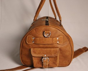 High Quality Durable Custom Waterproof Foldable Portable 100% Genuine Leather Customized Color Luxury Sport Unisex <b>Duffle</b> <b>Bag</b> - Product Image 3