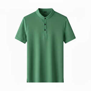 Versatile Polo <b>Collar</b> <b>T</b> <b>Shirt</b> Cotton Rich Fabric Soft Touch Daily Wear Casual Apparel Clothing Collection - Product Image 5