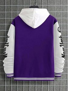 Veste de sport premium – Blouson universitaire unisexe avec col côtelé, tissu résistant, design streetwear élégant pour Coll - Product Image 5