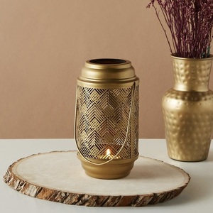 Porte-bougie en métal de qualité supérieure, noir, avec revêtement en poudre, fait à la main, écologique, personnalisable, pour la maison - Product Image 2