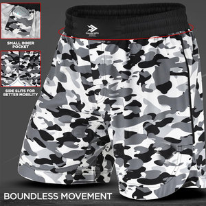 Pantalones Cortos de MMA de Último Modelo, Alta Calidad, Diseño Personalizado, Poliéster/Nailon, Ligeros y Transpirables, Venta al Por Mayor - Product Image 2