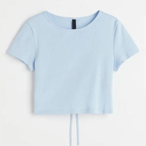 Camiseta Corta de Mujer, Corte Regular, Calidad Premium, Diseño Liso, Ecológica, Personalizable en Color y Tallas, Poliéster/Algodón - Product Image 2