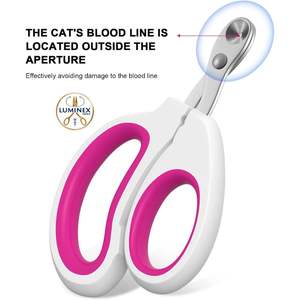 Cortauñas de Lujo de Acero Inoxidable Específico para Gatos, para Principiantes, para Conejos y Animales Pequeños con Exceso de Crecimiento de Uñas - Product Image 2