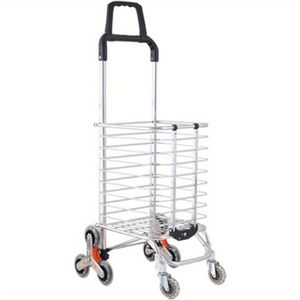 Carritos y Carretillas Portátiles 2 en 1, Vehículo Utilitario Pequeño y Ligero con Forro Impermeable, Carrito para Subir Escaleras para Compras - Product Image 4