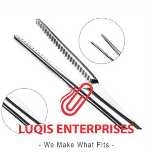 Pinze Toraciche Delicatamente Curve con Ganasce Seghettate 23,5 cm in Acciaio Inossidabile Strumento Chirurgico - Product Image 1